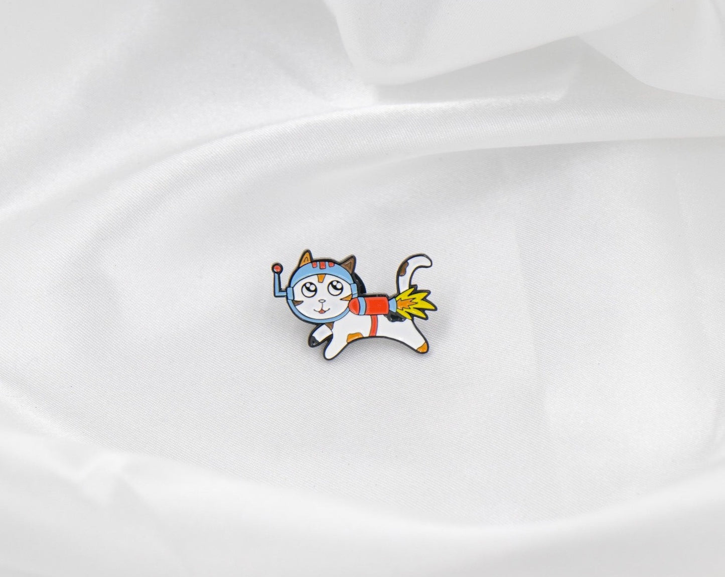 Rocket Cat Pin