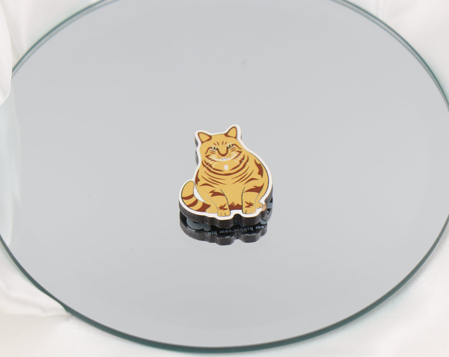 Oliver the Orange Tabby Cat Pin