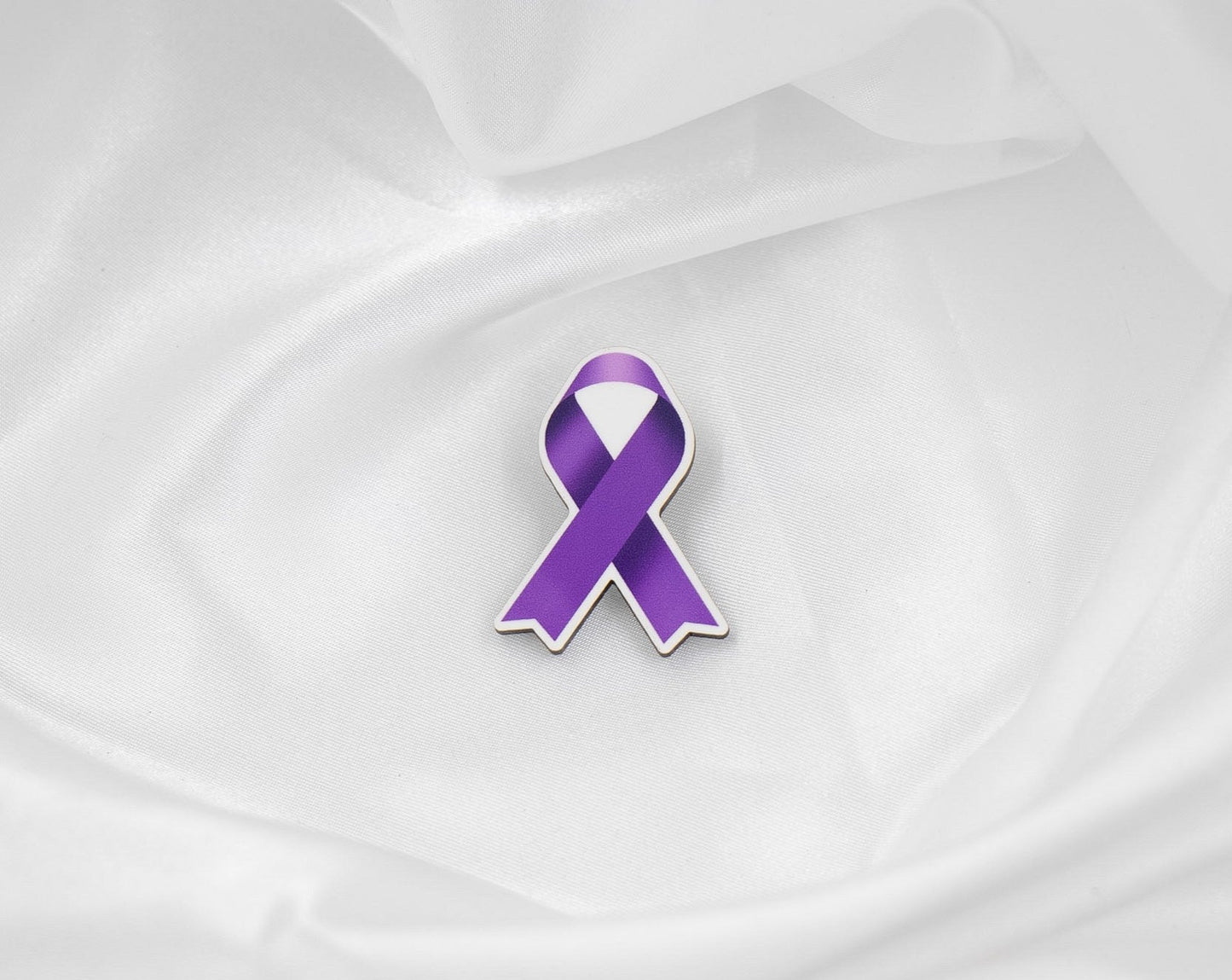 Purple Awareness Ribbon Pin