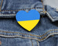 Ukraine Heart Pin