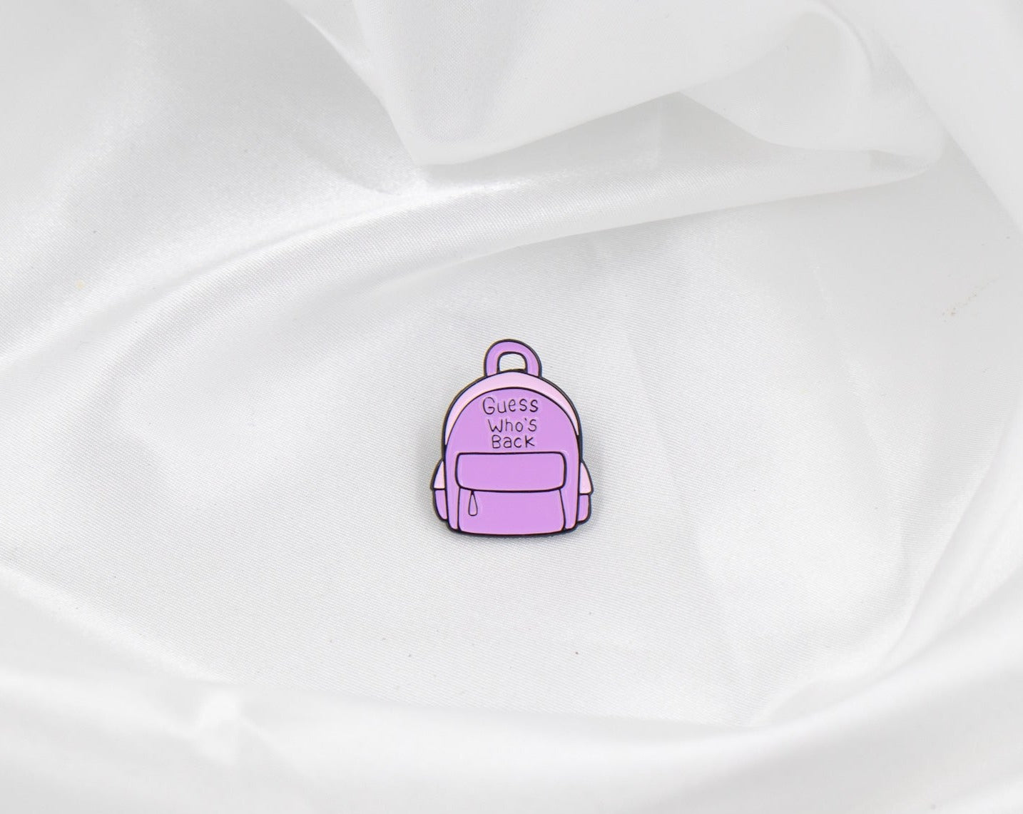 Guess Who's Backpack Pin