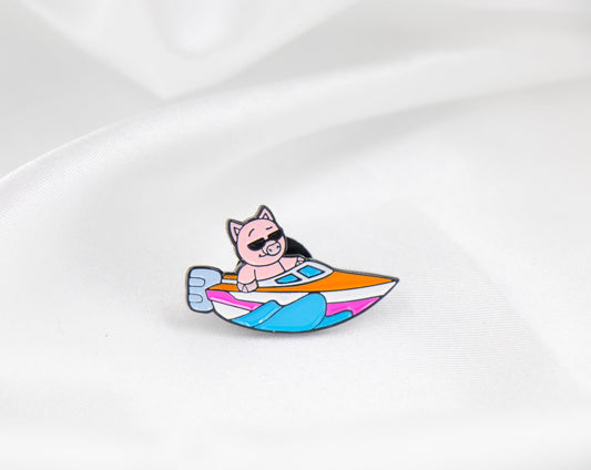 Boating Pig Pin
