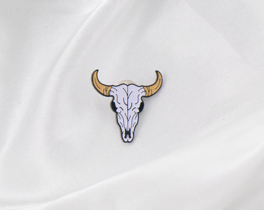 Bull Skull Pin