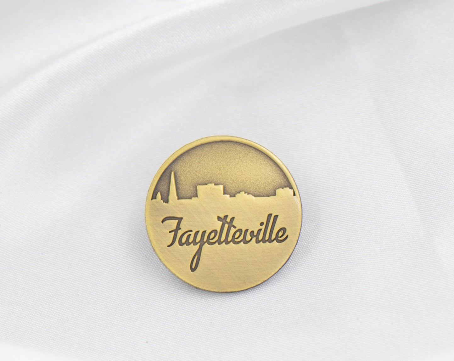 Fayetteville Skyline Pin