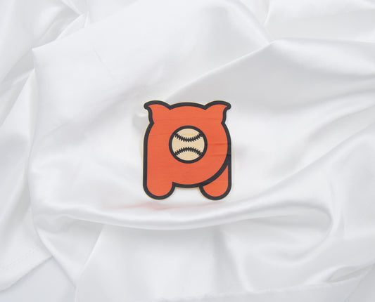 Pigpin Baseball Nose Sticker
