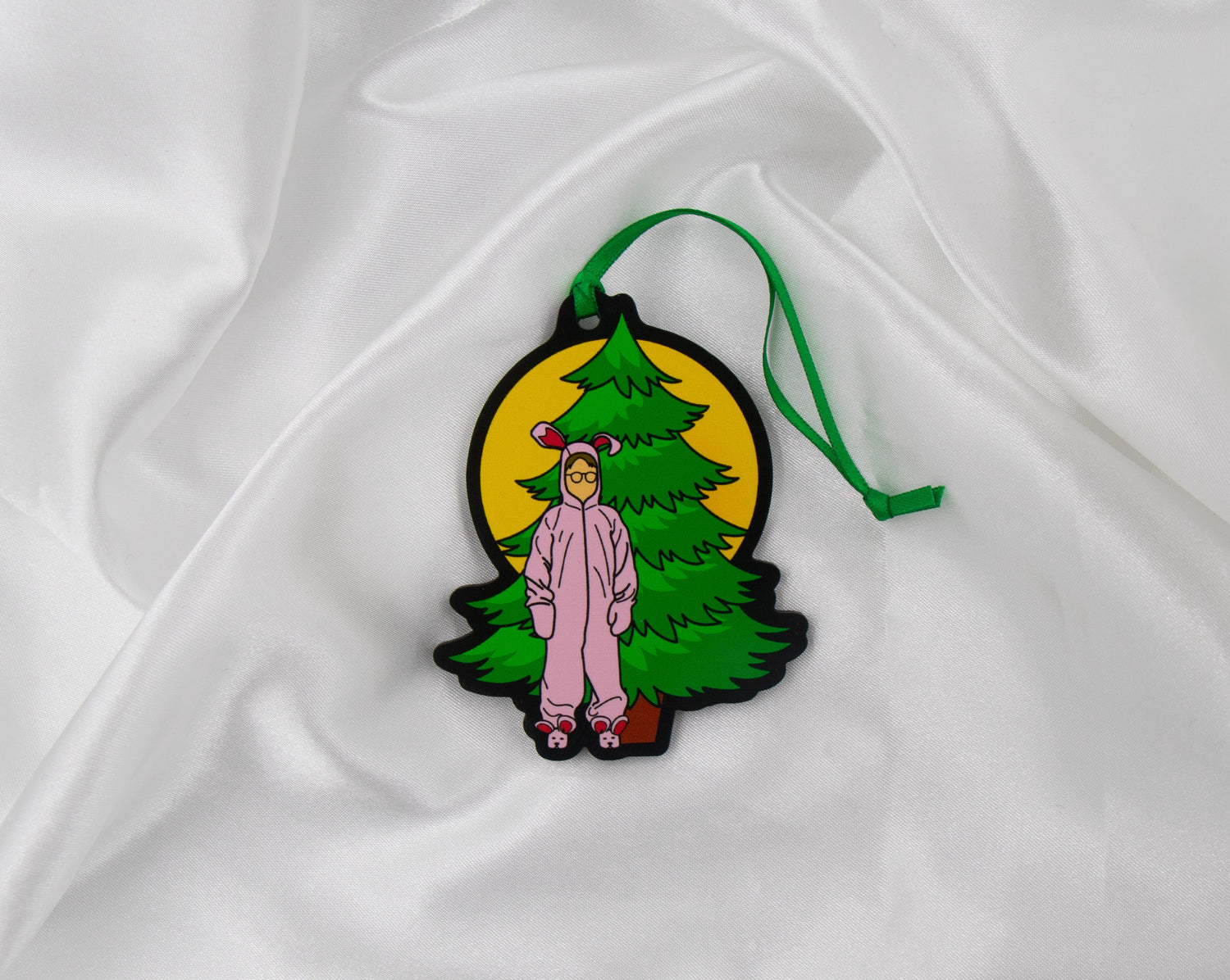 Pink Bunny Suit Ornament