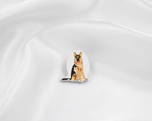 Jackson the German Shepherd Pin