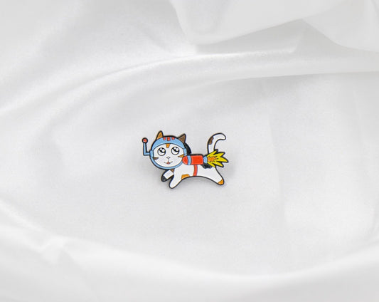 Rocket Cat Pin