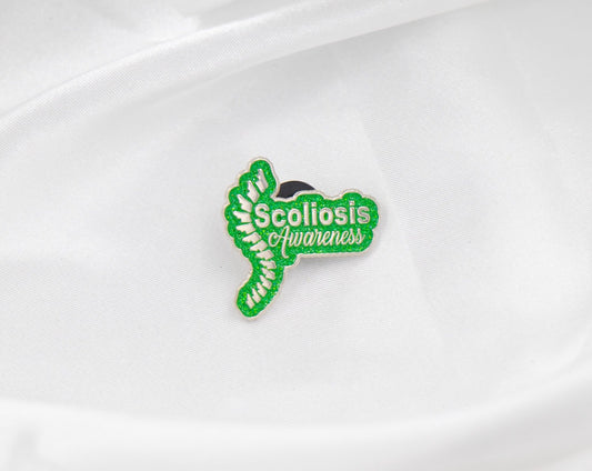 Scoliosis Awareness Pin