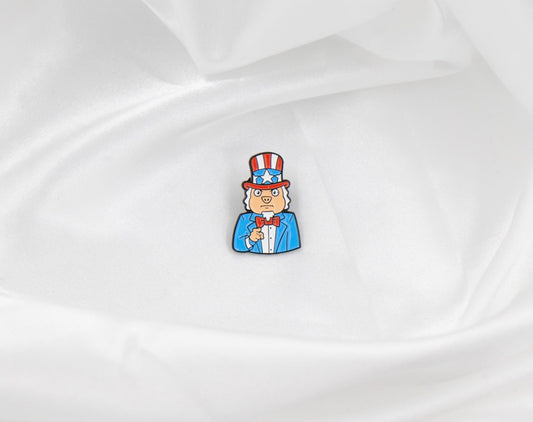 Patriotic Pig Pin