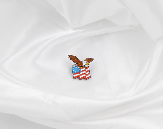 Eagle and Flag Pin