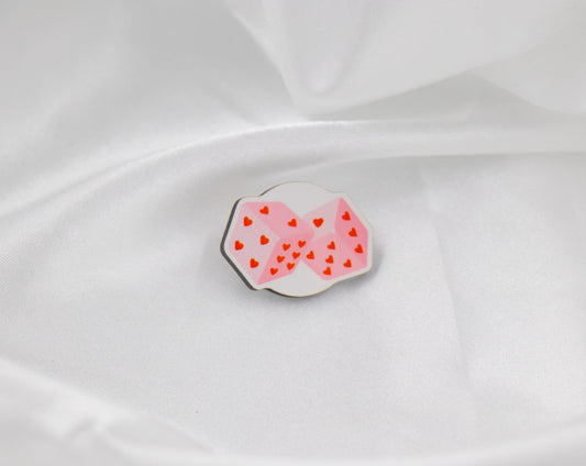 Heart Dice Pin