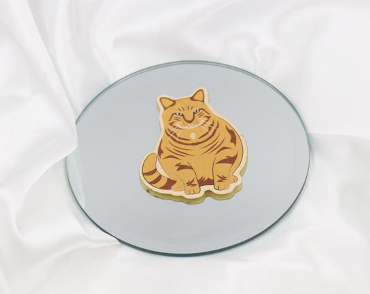 Oliver the Orange Tabby Cat Sticker