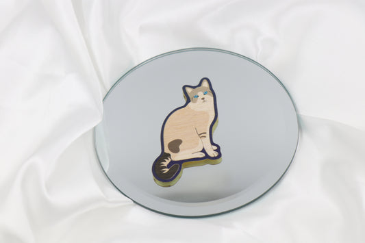 Sylvia the Siamese Cat Sticker